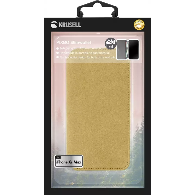 Funda tipo folio Krusell Broby 4 Card SlimWallet iPhone XS Max