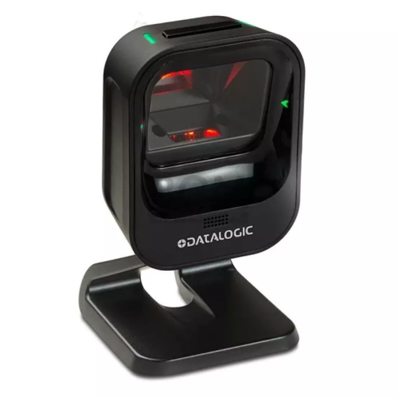 Escáner de códigos de barras Datalogic Magellan 900i con soporte, 2D-Imaging, USB, negro