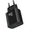 Cargador USAMS USA001631 30W con 1x USB-C y 1x USB-A carga rápida