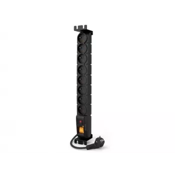 HSK Data ACAR S8 FA protección contra sobretensiones para rack de 19 pulgadas, 8x 230V, 3m, negro