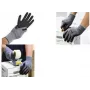 Franz Mensch HYGOSTAR Guante de trabajo Ergo Flex Gris/Negro L 6496041 (33294)