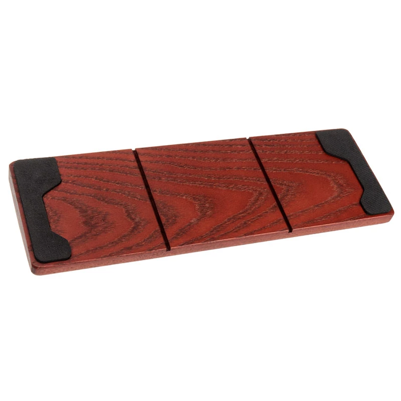 Reposamuñecas para teclado Glorious, compacto, madera - marrón rojizo