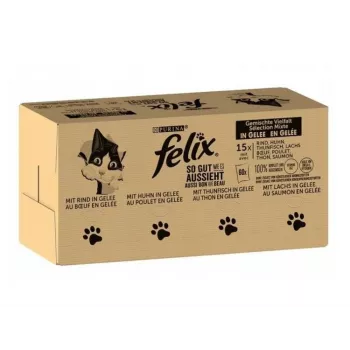 Purina Felix MIX comida húmeda para gatos, 120 x 85 g