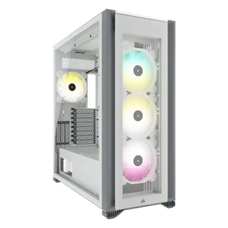 Carcasa de PC Corsair iCUE 7000X RGB Full Tower blanca