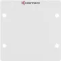 Placa de pared/tapa de interruptor Kindermann 7444000500 Aluminio