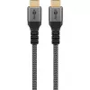 Goobay Plus Cable HDMI High-Speed con Ethernet, 4K @ 60Hz (gris, 5 metros)