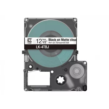 Impresora de etiquetas Epson C53S672065 negro transparente 1,2 cm de ancho