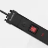 Regleta con protección contra sobretensiones Hawk HWPS503BK 3m con cable de 3 m