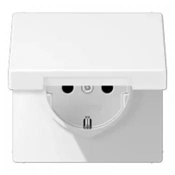 JUNG LS 1520 BFKL WWM toma de corriente tipo F blanco (LS1520BFKLWWM)