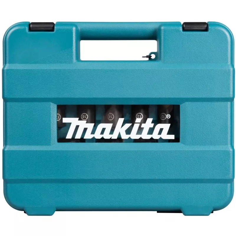 Makita E-16586 Llave de vaso para atornillador de impacto Juego de llaves de vaso negro, verde