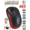 Ratón óptico inalámbrico Rebeltec METEOR rojo RBLMYS00049 USB