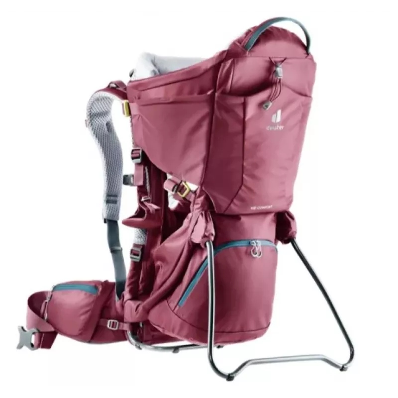Mochila portabebés Deuter Kid Comfort poliamida rojo
