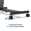 Mesa regulable en altura up up Forseti B-1-20TMF negra – mesa de trabajo regulable en altura