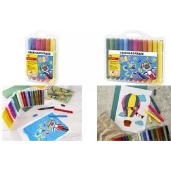 Rotuladores EBERHARD FABER Colori colores surtidos, 12 unidades (551213)