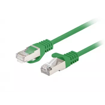 Lanberg PCF6-20CC-0100-G Cable de conexión Cat.6 F/UTP, paquete de 10, 1 m, Verde