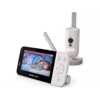 Philips AVENT SCD953/26 Videovigilante para bebés 400 m Wi-Fi Gris, Blanco