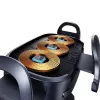Baseus LightChaser BS-CM029 Soporte de coche para teléfono con carga inalámbrica de 15 W para rejilla de ventilación, negro