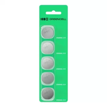 Pila de litio botón Green Cell CR2016 3V – pack de 5