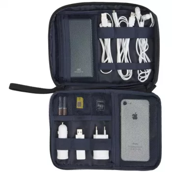 Bolso bandolera Rivacase 5632 Poliéster Negro Hombre