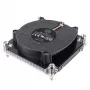 Disipador de CPU por aire SILVERSTONE SST-XE01-1700A — ventilador de 80 mm, 1000–5500 rpm, rodamiento de doble bola, negro