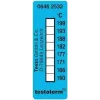 Testo tiras de medición de temperatura 50 x 18 mm, +161…+204 °C, 10 unidades (0646 2532)
