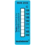 Testo 0646 2532 tiras de medición de temperatura, 50 x 18 mm