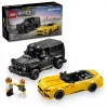 LEGO Speed Champions Mercedes-AMG G 63 y Mercedes-AMG SL 63 76924, Multi