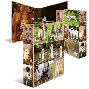 Archivador HERMA 19253 A4 multicolor cartón 285x315 mm