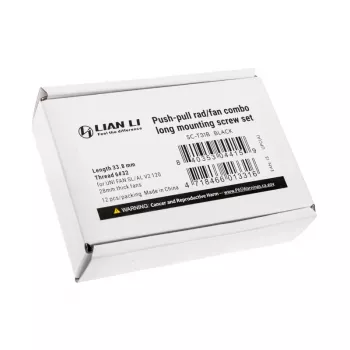 Tornillos Lian Li SC-T31B — set de 12 tornillos de montaje para componentes de PC