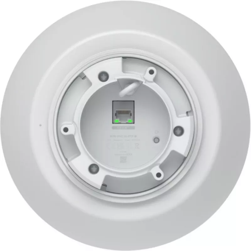 Cámara de vigilancia IP UBIQUITI UVC-AI-PTZ-W — AI PTZ industrial esférica 3864×2160, zoom óptico 22×, rotación 360°, por cable, pared/mástil/escritorio, blanca