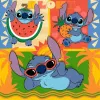 Puzle infantil Ravensburger Disney Stitch — 3 x 49 piezas, apto para niños