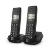 Gigaset Pure 100 Duo — teléfono inalámbrico, par de auriculares DECT con estación base