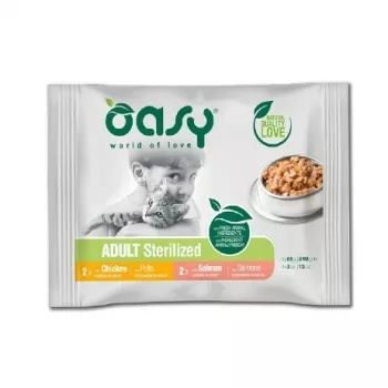 Oasy Chunks en Salsa Multipack Adult 4x85 g
