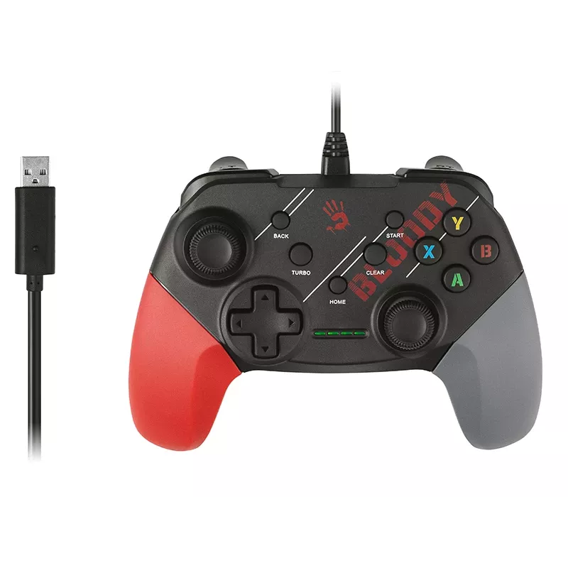 Mando de juego A4Tech Bloody GP30 Sports Red, USB