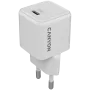 Cargador CANYON CU20C GaN 20W 1xPD EU blanco