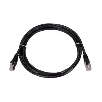 Cable de red Extralink LAN cable de parcheo Cat.5e RJ-45 2 m negro