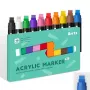 Rotuladores acrílicos Arrtx LC303656, 10 colores, puntas redondas finas