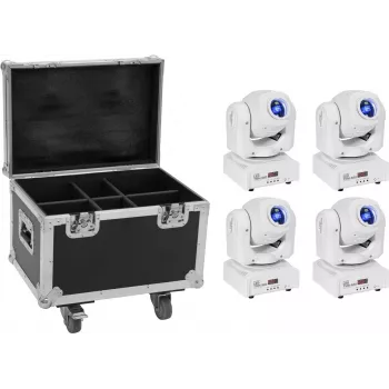 Moving-Head Spot EUROLITE TMH-S60 4x LED con maleta de transporte