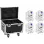 Moving-Head Spot EUROLITE TMH-S60 4x LED con maleta de transporte