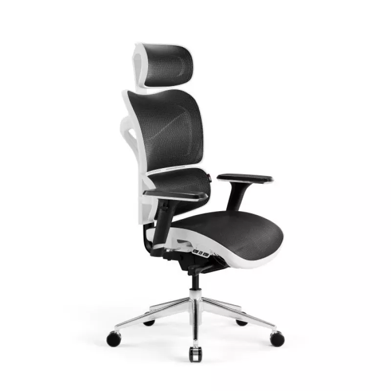 Sillón de oficina Diablo V-COMMANDER negro, blanco