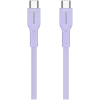 CANYON Cable OnWire 60CL C-C 60W COLOR trenzado 1m lila