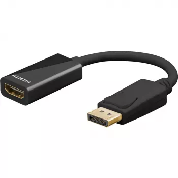 Cable adaptador Goobay DisplayPort a HDMI 8K/60Hz - conector macho> conector hembra (75270)