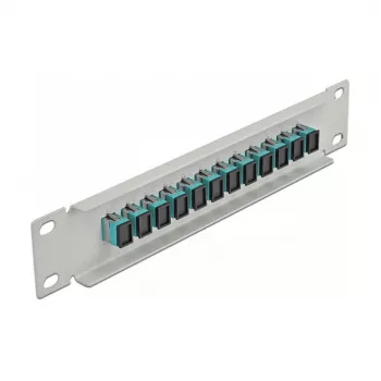 Panel de parcheo de fibra óptica DeLOCK 10