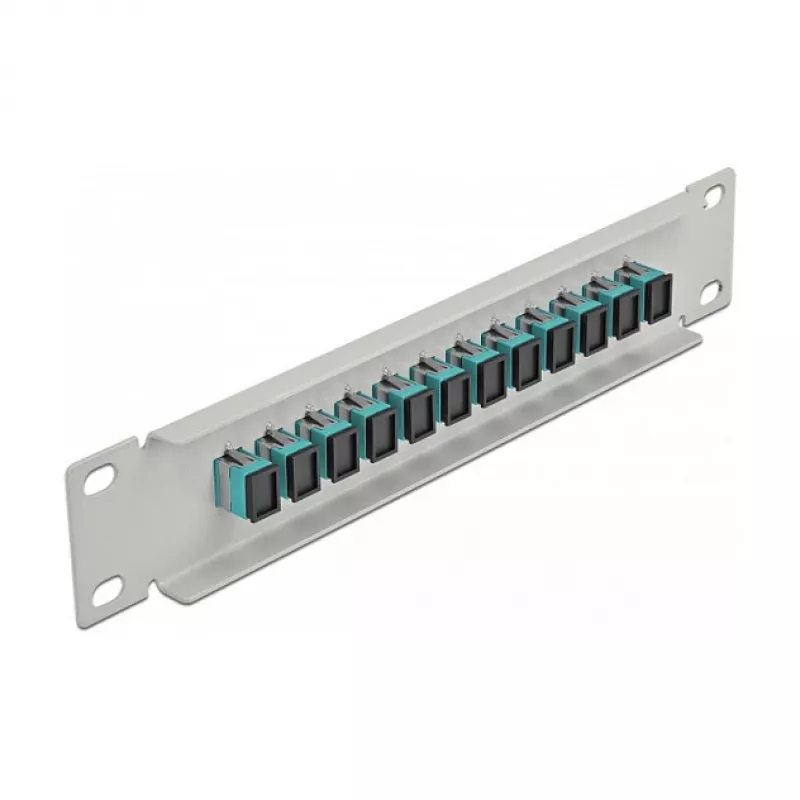 Panel de parcheo de fibra óptica DeLOCK 10