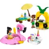 Juguete de construcción LEGO Friends Set 42658 Fiesta en la piscina con unicornio y flamenco, figuras y accesorios