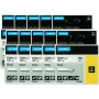 Cinta de etiquetas Dymo S0718600 — 10 × cinta adhesiva blanca con texto negro, compatible con impresoras de etiquetas Dymo