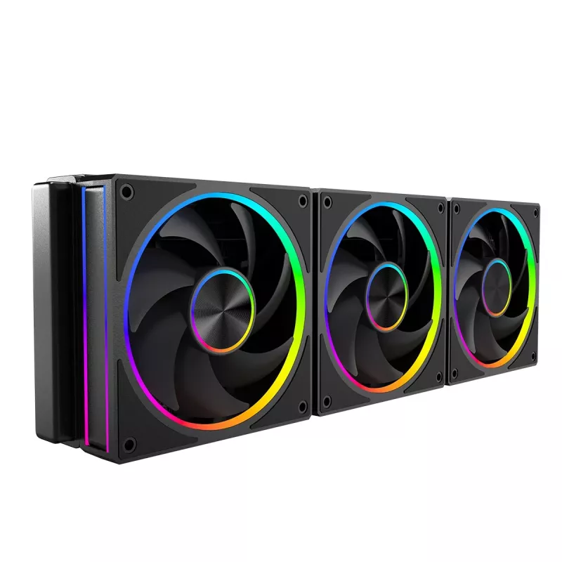 Ventilador de caja MODECOM VOLCANO LOOP 120 ARGB, 120 mm, PWM, 400–1400 rpm, negro
