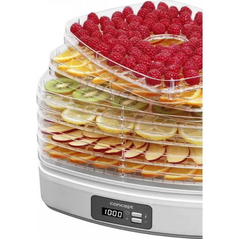 Deshidratador de alimentos Concept Solution SO2080, 260 W, blanco, diámetro de bandeja 25 cm
