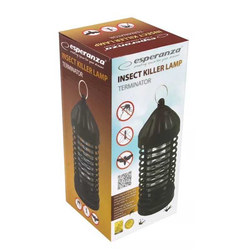 Lámpara LED UV antinsectos Esperanza Terminator EHQ005