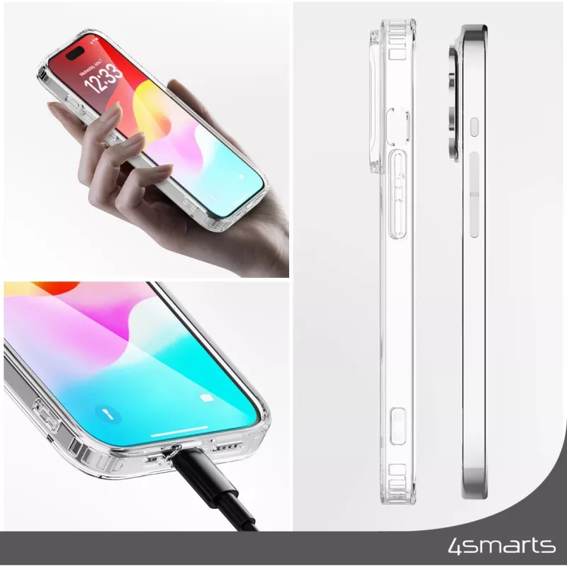 Funda 4smarts 540603 para iPhone 15 transparente 15,5 cm